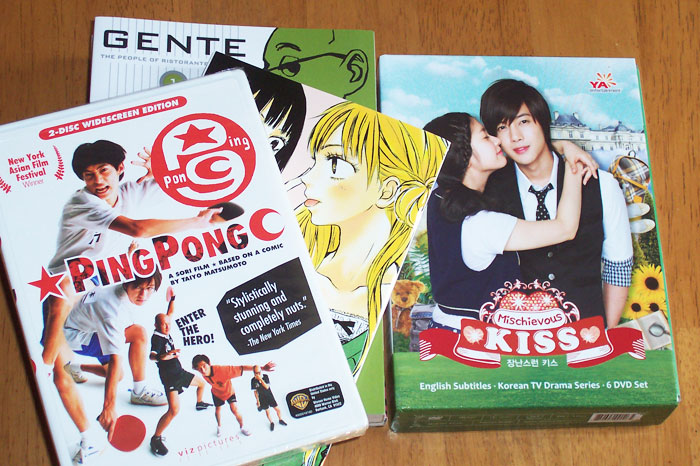 Manga, J-Film, and K-drama