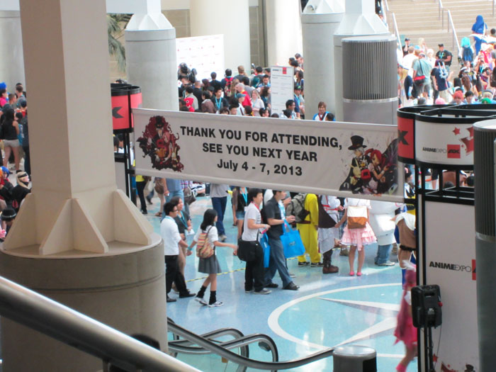 Anime Expo 2012 - Exhibit Hall 9 - Exit