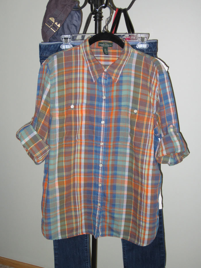 Orange & Blue Plaid - Fall 2013