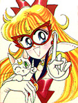 Sailor V (& Artemis) by Naoko Takeuchi