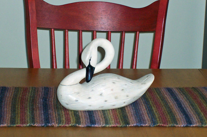 Swan and Table Runner