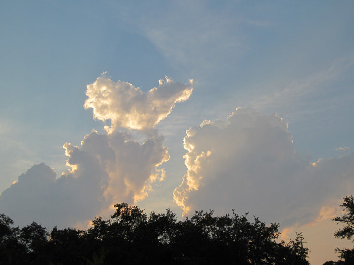 Clouds Before Sunset & Storms - May 2014